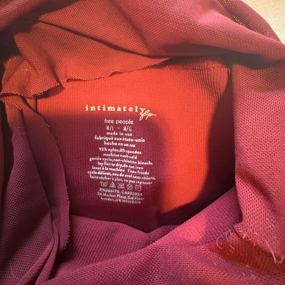 Red Mesh Top - Picture 2 of 2